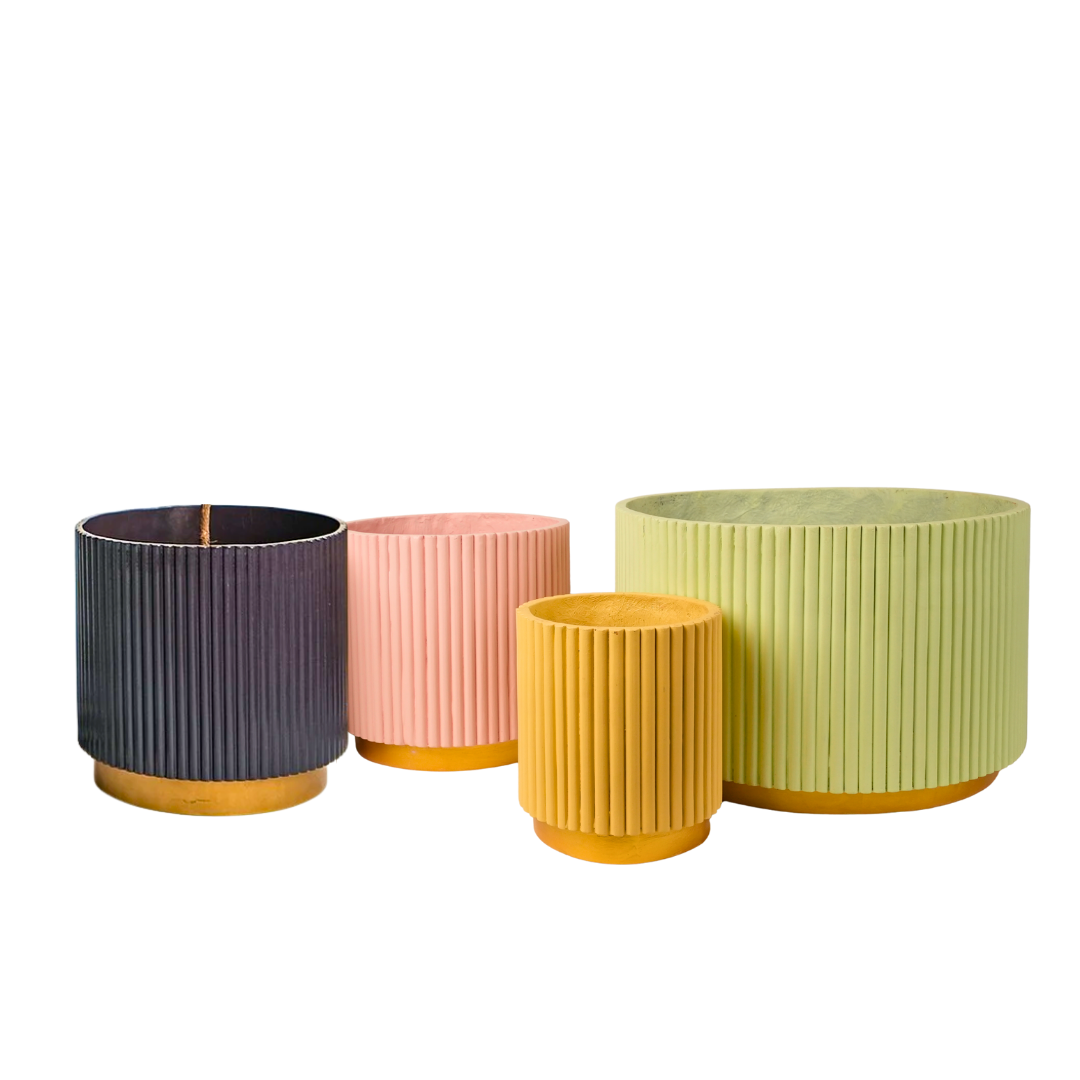 Nova Sphere Set of 4 (Large Planter with Base)