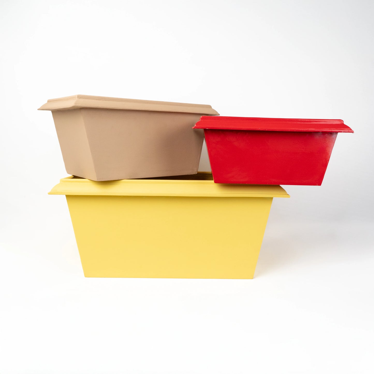 Lume Edged Set of 3 Planters