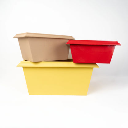 Lume Edged Set of 3 Planters