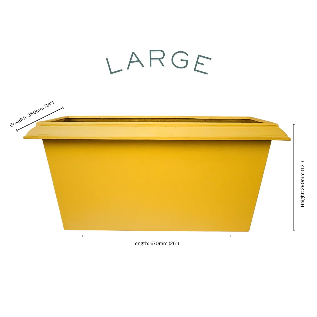 Lume Edged Set of 3 Planters