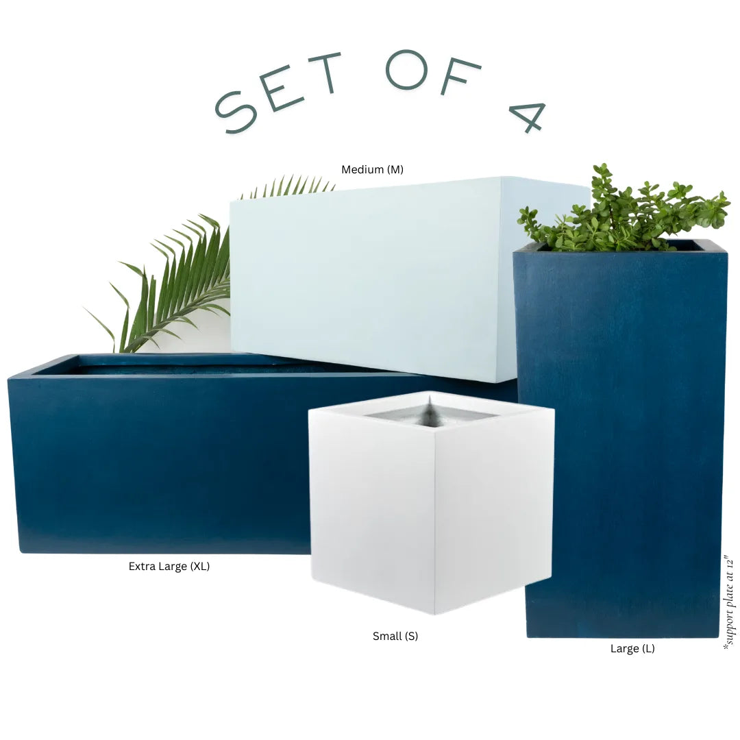 Sage Set of 4 Planters